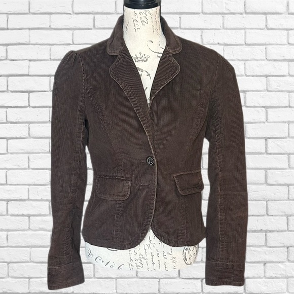 Fossil Brown Blazer Suit Jacket - Picture 1 of 6